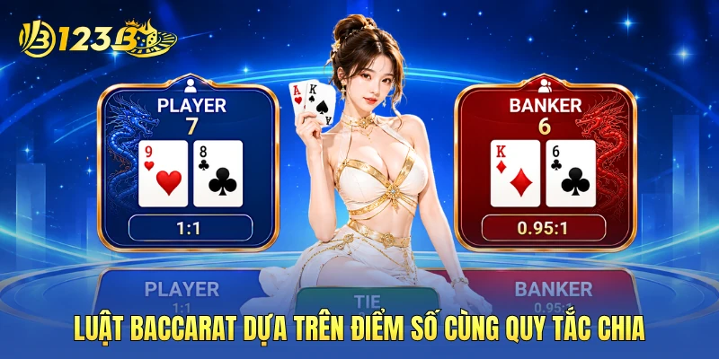 Luật Baccarat dựa trên điểm số cùng quy tắc chia Luật Baccarat dựa trên điểm số cùng quy tắc chia